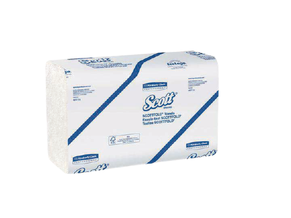 Image PAPIER À MAINS KIMBERLY-CLARK SCOTT, 19 X 29.5 CM POUR 51904